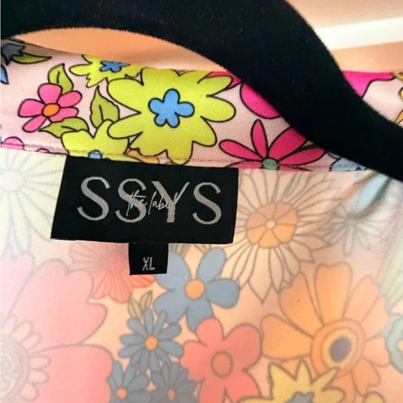 SSYS Pink Floral Two-Piece Shirt and Skort Set - Picture 7 of 11